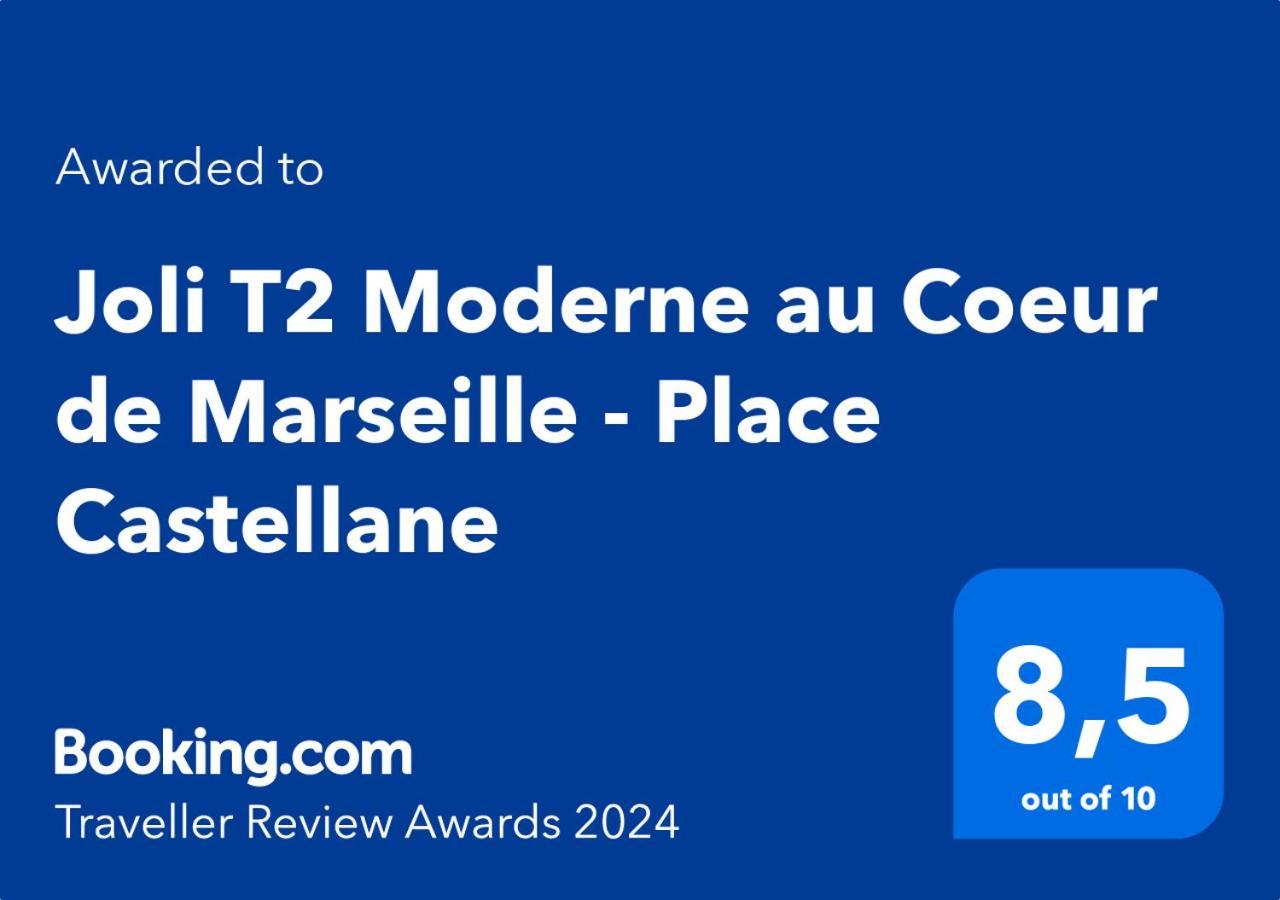Joli T2 Moderne Au Coeur De Marseille - Place Castellane Esterno foto